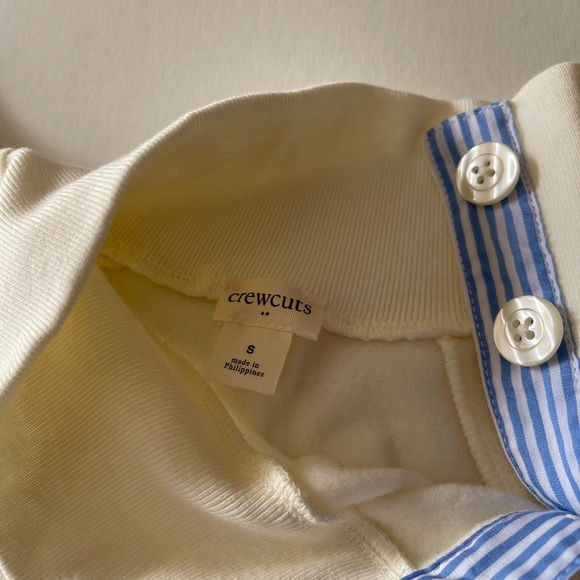 NEW Bundle of two J Crew Crewcuts button neck sweatshirts fleece - Picture 8 of 13